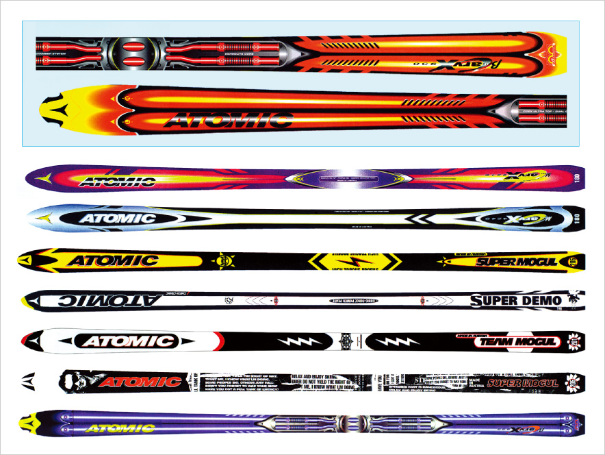 スキー板デザイン